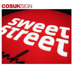 Cosun Top bán ngoài trời acrylic nhựa Vòng Tròn LED quảng cáo hộp Đèn chân không hình thành cho khả năng hiển thị cao - Product Image 6