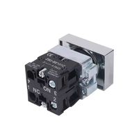 YB2-BL8325 IEHC (XB2-BL8325) 22mm en alliage de zinc bouton poussoir 10A courant maximum 1NO1NC rouge vert voyant lumineux IP40 Protection 220V