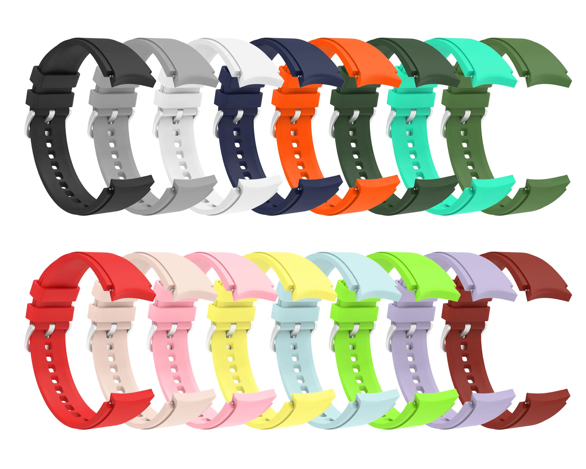 For Samsung Galaxy Watch4 Classic 42mm 46mm Watch 4 40mm 44mm Correas Silicone Strap Watch Band