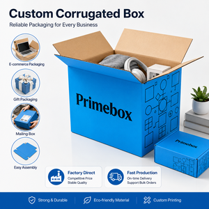 Cajas de Cartón Corrugado Personalizadas para Envío, Impresión Exterior en Kraft, Cajas Interiores de Almacenamiento, Logotipo Personalizado para Embalaje de Transporte de Productos de Comercio Electrónico - Product Image 5