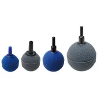 La suya: Como/BS Series forma de bola 7 cajas azul/gris de piedra de aire difusor para hidroponía/Acuario/De tratamiento de aguas residuales