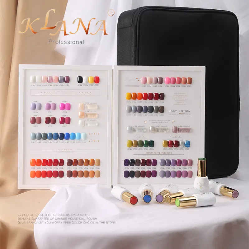 Klana eccellente nail factory produttore all'ingrosso di gel uv 90 colori Uv Led gel smalto 15ml