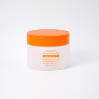 Bouteille cosmétique réutilisable et pliable avec tampons de coton en pulpe, impression UV, commandes personnalisées acceptées, pour crème visage, avec doublure en carton.