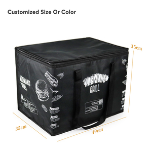 Термоизолированная сумка-холодильник с мультипликационным принтом, водонепроницаемая многоразовая сумка для пикника, пляжного обеда, рекламная сумка - Product Image 4