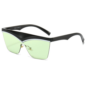 <span class=keywords><strong>Gafas</strong></span> <span class=keywords><strong>de</strong></span> <span class=keywords><strong>Sol</strong></span> <span class=keywords><strong>de</strong></span> moda personalizadas Unique Newest Women One Piece Lens Oversized Polygon Sunglasses - Product Image 5