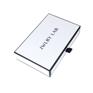 2021 logotipo personalizado Simple blanco cajón joyas <span class=keywords><strong>de</strong></span> cartón caja <span class=keywords><strong>de</strong></span> regalo con bolsa <span class=keywords><strong>de</strong></span> seda - Product Image 3