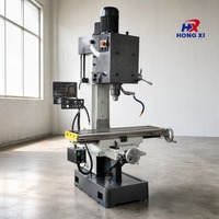 Machine de perçage et de fraisage verticale robuste ZX50P à entraînement par engrenages, vitesse variable, machine automatique pour le travail des métaux 380V