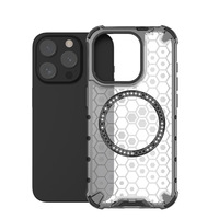 Étui de protection rafraîchissant deux-en-un avec design magnétique en nid d'abeille pour la protection contre les chocs, compatible avec l'iPhone 17 Pro Max.
