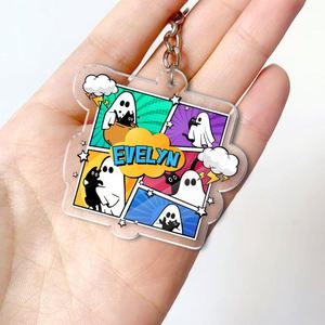 Custom Acrylic Keychain with Logo Shape, Personalized <b>Key</b> <b>Ring</b> for Gifts, Souvenirs, Promotions and Branding - Product Image 6