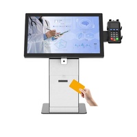 Kiosque de distribution de cartes en libre-service à écran tactile HD de 21.5 pouces pour bibliothèque et hôtel