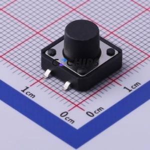 TS-1094S-A10B3-D1 Tactile Switch SMD-4P,12x12mm Switch Single Pole Single Throw Round Button 2.5N 12mm - Product Image 1