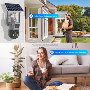 Hongglobal <span class=keywords><strong>8MP</strong></span> 4k ngoài trời năng lượng mặt trời Powered không dây surveil CCTV <span class=keywords><strong>Camera</strong></span> V380 Pro 4G Sim thẻ ngoài trời wifi an ninh năng lượng mặt trời máy ảnh - Product Image 5