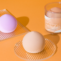 Éponges de maquillage sans latex, fond de teint végétalien doux et mignon, éponge de beauté en forme de pêche, vente en gros