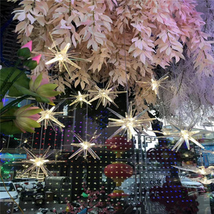 Nuovi oggetti <span class=keywords><strong>di</strong></span> scena personalizzati in fabbrica stelle marine luminose acriliche 10 teste <span class=keywords><strong>di</strong></span> ricci <span class=keywords><strong>di</strong></span> <span class=keywords><strong>mare</strong></span> lampadario luci decorative della fase dell'hotel. - Product Image 2