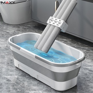 Mới Đến Kích Thước Lớn Gấp Xô Lười Biếng Lau Xô Cho Rửa Phẳng Và Pva Lau - Product Image 2