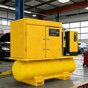 Compresseur à vis Fabrication professionnelle Bon <span class=keywords><strong>prix</strong></span> 7,5Kw 10Hp Compresseur à air à vis de qualité supérieure Compresseur industriel à vis à air - Product Image 1