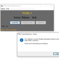 Logiciel PCR2.1 PCR 2.1 Immo Remover V2.4 Illimité Verizon IMMO OFF Fix SIMOS pour VAG ECU Sans Correction de Checksum