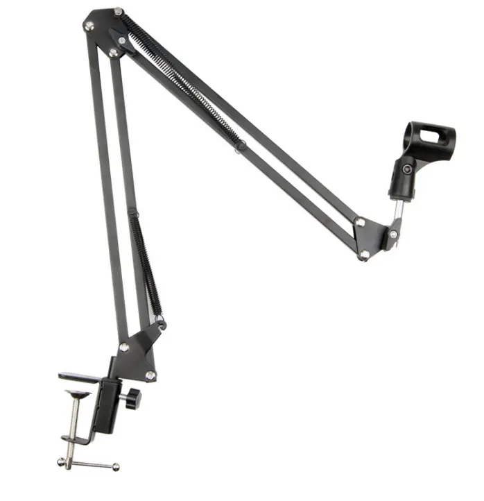 CensReal-soporte de brazo de suspensión para micrófono, soporte compacto para mesa C, para videojuegos, luz LED, Webcam, BM 800, BM700