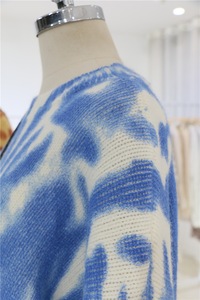 Maglione Pullover lavorato <span class=keywords><strong>a</strong></span> <span class=keywords><strong>maglia</strong></span> Casual OEM corea di alta qualità maglione da <span class=keywords><strong>donna</strong></span> Tie Dye <span class=keywords><strong>a</strong></span> <span class=keywords><strong>righe</strong></span> irregolarità - Product Image 5