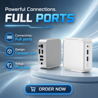 Mini PC Nuc Intel de 12.ª Generación N95 3.4GHz, Computadora de Escritorio con Doble LAN, 2COM, Entrada de CC 12V, Win11 Pro para Negocios, Hogar y Oficina