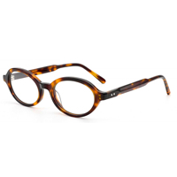 XB2171 Monture de lunettes rétro ovale en acétate unisexe surdimensionnée faite à la main pour lunettes de lecture et usage quotidien