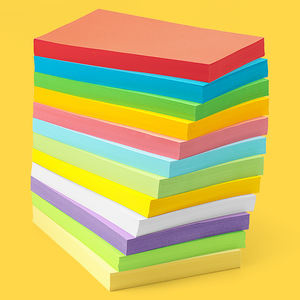 A5 giấy màu các loại màu hồng đỏ xanh tím vàng trắng xanh nghệ tây sao chép giấy - Product Image 5