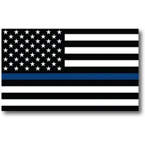 Customized Heavy Duty Car Truck SUV Thin Blue Line American Flag Magnet Decal Car Magnetic Sticker