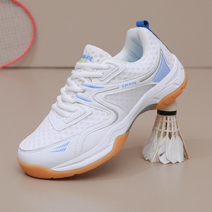 Chaussures <span class=keywords><strong>de</strong></span> tennis blanches professionnelles OEM pour hommes et femmes, chaussures <span class=keywords><strong>de</strong></span> pickleball et <span class=keywords><strong>de</strong></span> <span class=keywords><strong>handball</strong></span> avec doublure en mesh pour les sports d'été - Product Image 2