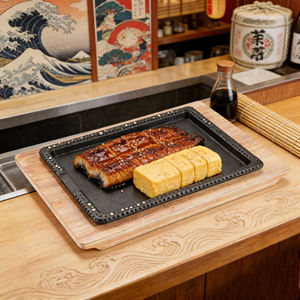 Plancha para asar carne y pescado en cocinas de inducción o de gas, juego de utensilios de cocina de hierro fundido, sartenes. - Product Image 4