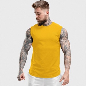 New Quick Dry <b>Mens</b> Seamless Tank Top Gym Fitness Sports Tank Top Custom Polyester Running <b>Singlet</b> - Product Image 1