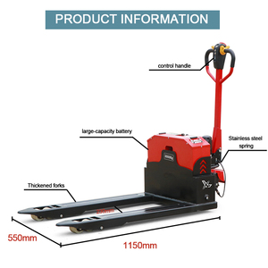 3 Ton Load Capacity Electric <span class=keywords><strong>Pallet</strong></span> <span class=keywords><strong>Truck</strong></span> Portátil Off-Road Hidráulica Mão com 2 Paletes Motor Diesel Fonte de Alimentação - Product Image 2