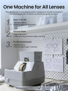 Aist Optics CP-7A-35WV Biseladora Manual de Lentes con Rueda de Ranura en V para Vidrio Óptico y Resina de PC - Product Image 3