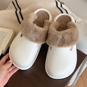 <span class=keywords><strong>Chaussette</strong></span> d'intérieur chauffante en peluche vintage XIXITIAO chaussons bottes moelleux maison hiver chaussures femmes dames mode fourrure chaussons - Product Image 2