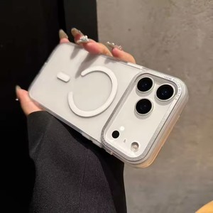 Metal Camera Frame Shockproof Frosted Magnetic Case for iPhone 17 16 15 14 13 12 Pro Max S26 Ultra Matte Bumper A16 A17 <strong>A57</strong> Case - Product Image 5