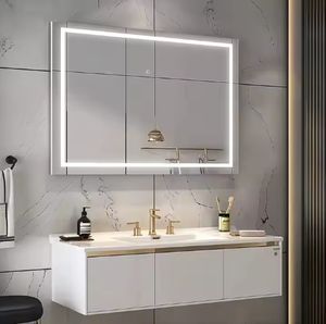 Galaxy Home Storage Modern <b>Mirror</b> <b>Cabinet</b> Floating Custom <b>Bathroom</b> Vanity Sets <b>Cabinet</b> <b>With</b> Led <b>Light</b> <b>Mirror</b> - Product Image 2