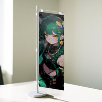 Porte-drapeau de bureau Anime personnalisé réglable Double face suspendu bannière de drapeau Nobori personnalisé avec support de poteau