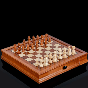 Ngăn kéo-phong cách cờ vua bằng gỗ bàn cờ 32*32*5.2cm cao cấp từ Bộ cờ vua Hội Đồng Quản trị trò chơi - Product Image 5