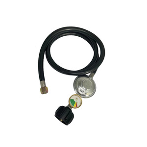 Manguera de Gas Propano de 4 Pies con Regulador |   Conector Hembra de Abocardado QCC1/Tipo 1 a 3/8\" para Calentador y Parrilla - Product Image 2