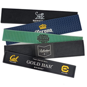 Couleur personnalisée Tapis de bière en PVC écologique Tapis de bar en PVC et silicone Tapis de bière en caoutchouc pour l'Espagne Caperdonich Bunker Hill Breweries - Product Image 2