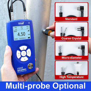 LS215 Cost Effective Ultrasonic Thickness <b>Tester</b> Non Destructive for Metal Plastic Ceramic Glass Multi Probe Application - Product Image 6