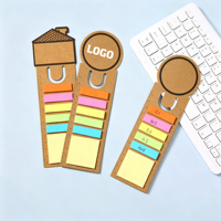 Blocs-notes adhésifs personnalisés avec logo, papeterie scolaire, promotion, publicité commerciale, cadeau, marque-pages en papier avec règle