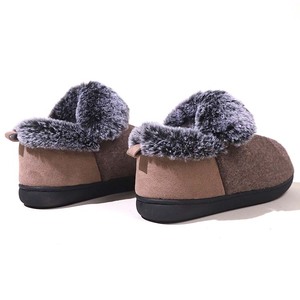 Wholesale Winter <strong>Felt</strong> Plush <strong>slippers</strong> Woolen Heeled Home Shoes Memory Cotton <strong>slippers</strong> - Product Image 2