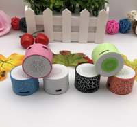 A9 Portable Outdoor Rumah Speaker Ponsel LED Mini Wireless BT Speaker