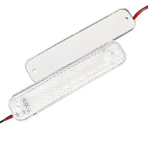 Lampu langit-langit LED RV untuk mobil, lampu langit-langit mobil Interior, lampu kapal, langit-langit, LED RV, untuk truk, Van, Minibus