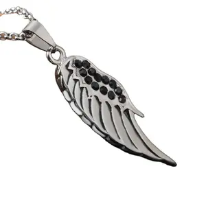 2022 European America Popular New Fashion Cool Necklace Accessories Unique Angel Wing Pendant Necklaces