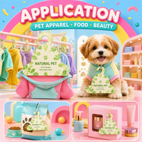 Cintre en carton blanc épais imprimable et recyclable, personnalisé pour vêtements de chien, pour présentation en magasin et usine