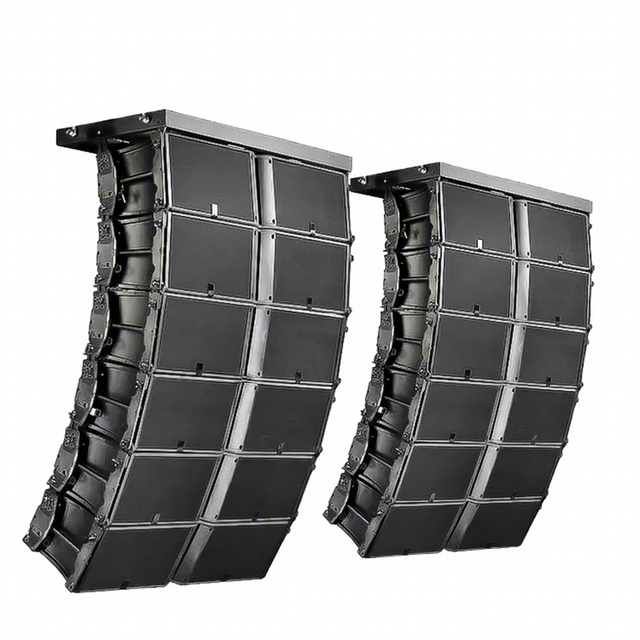 Professional 12 Inch 3-Way Neodymium Line Array K2 Speaker 4000W Output 8 Ohm Voice Control Waterproof for Stage Outdoor Use