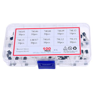 Bộ 100 mảnh gồm 10 loại Ống điều chỉnh điện áp ba đầu bao gồm 78l05 78l12 78l15 LM317 79l15 linh kiện điện tử - Product Image 5