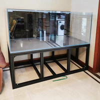 Cadre de profilé en aluminium à rainures en T personnalisé, aquarium décoratif, meuble pour aquarium, support en aluminium pour aquarium
