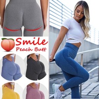 Cinoon — Leggings bottin Sexy sans couture pour femmes, pantalon Push Up de Yoga, taille haute, collant, froissé, vêtements d'entraînement, 22 couleurs